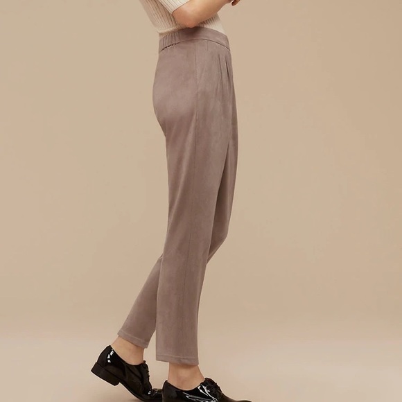 Aritzia Babaton Cohen pant suede - Picture 2 of 7